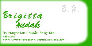 brigitta hudak business card